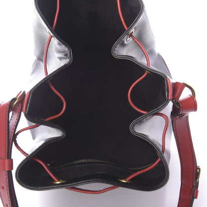 Louis Vuitton Epi Bi-Color Noe Castillan Red Black 5 of 14