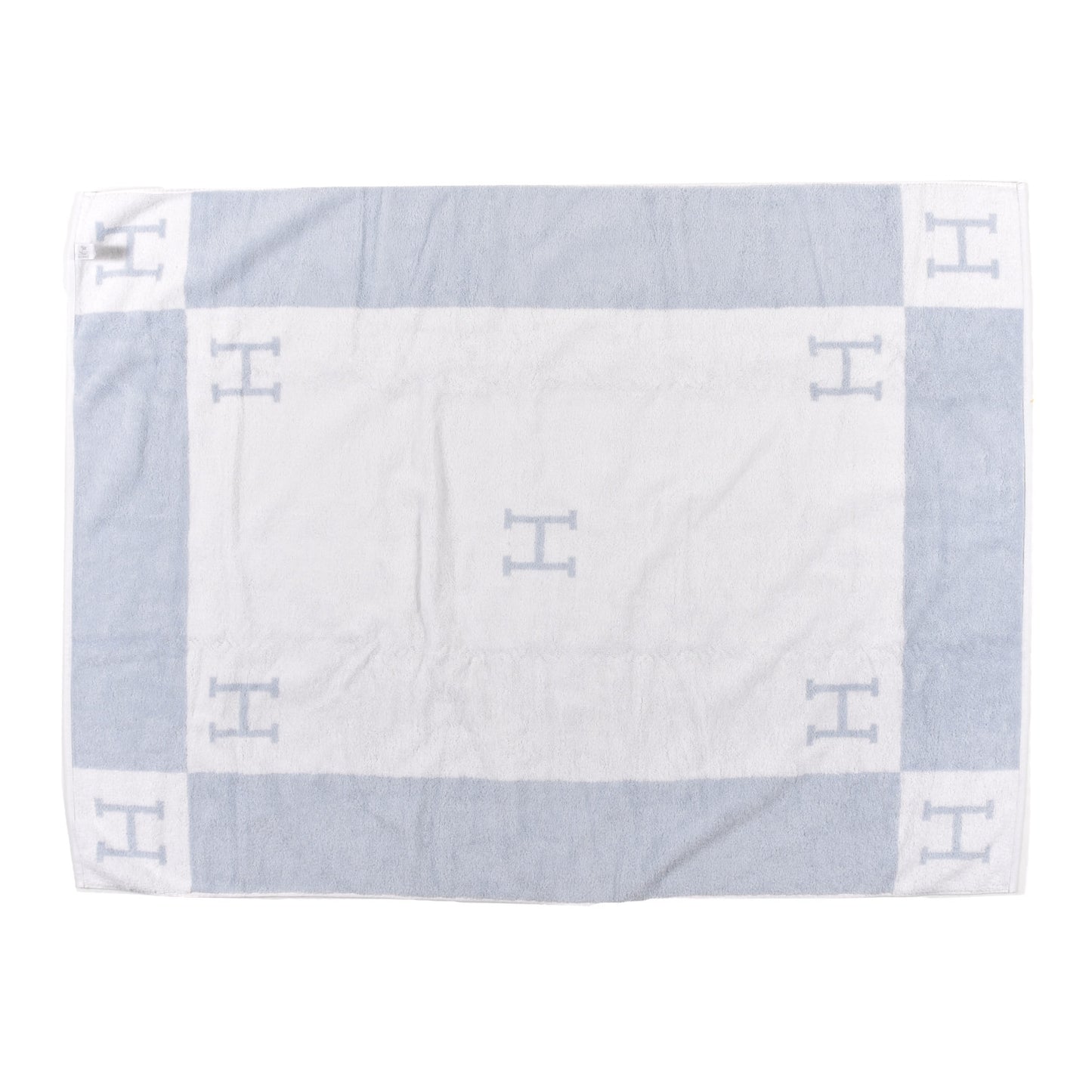 Cotton Avalon Bath Towel Bleu Glacier