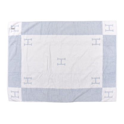 Hermes Cotton Avalon Bath Towel Bleu Glacier 3 of 4