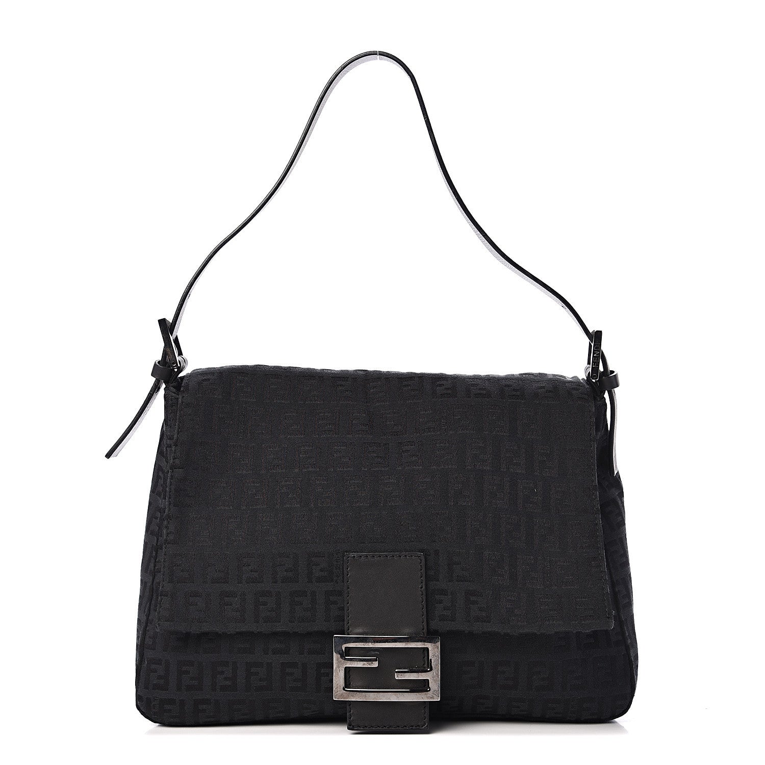 Fendi Zucchino Mama Baguette Black 1 of 8
