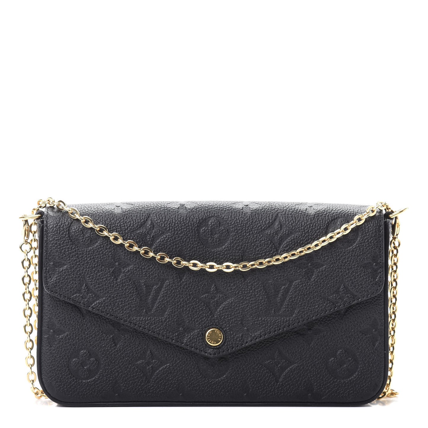Empreinte Pochette Felicie Chain Wallet Black