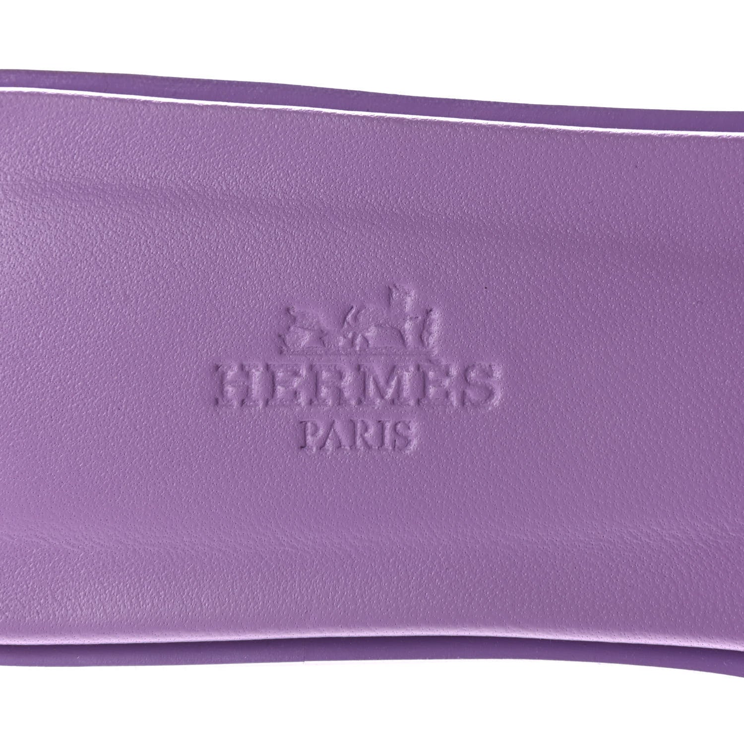 Hermes Ostrich Oran Sandals 40 Violet 6 of 8