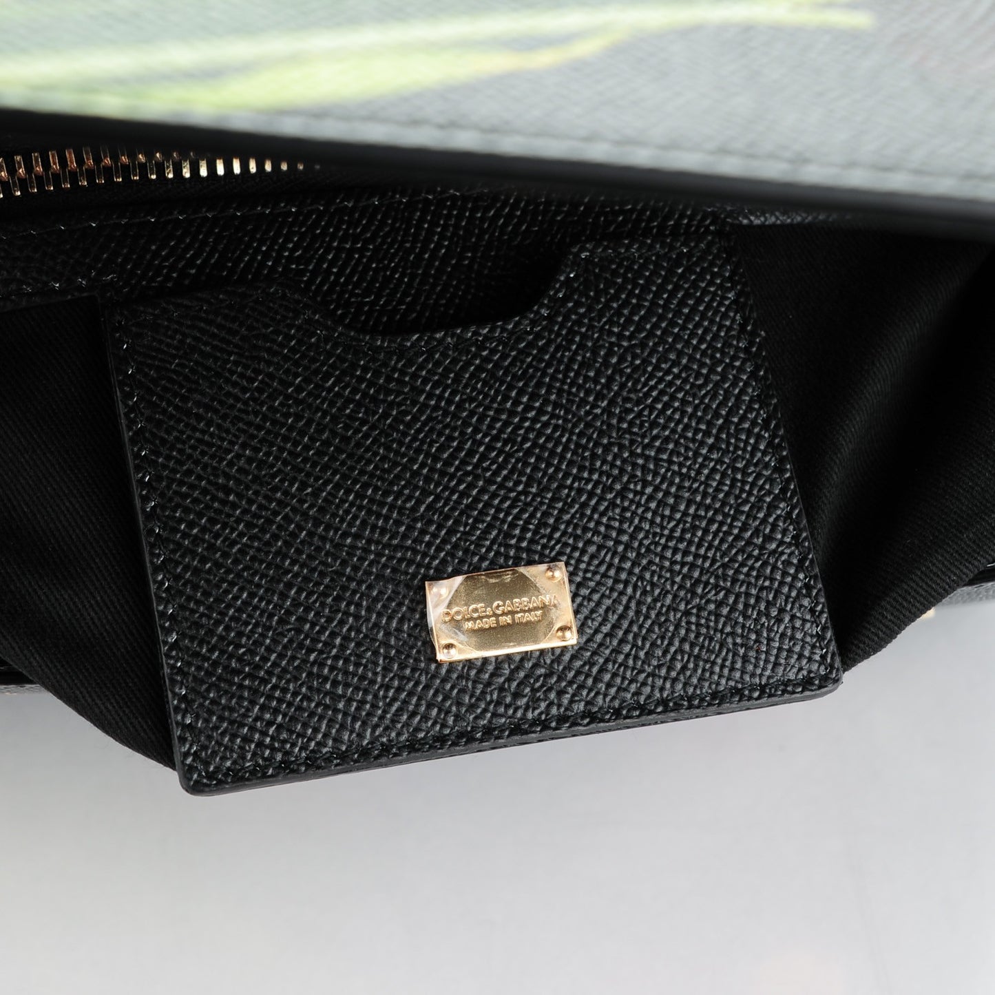Dauphine Tulip Print Medium Miss Sicily Satchel Black