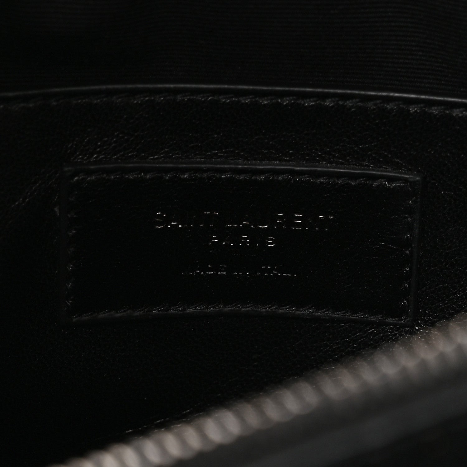 Saint Laurent Sheepskin Matelasse Chevron Monogram Large College Satchel Black 6 of 9