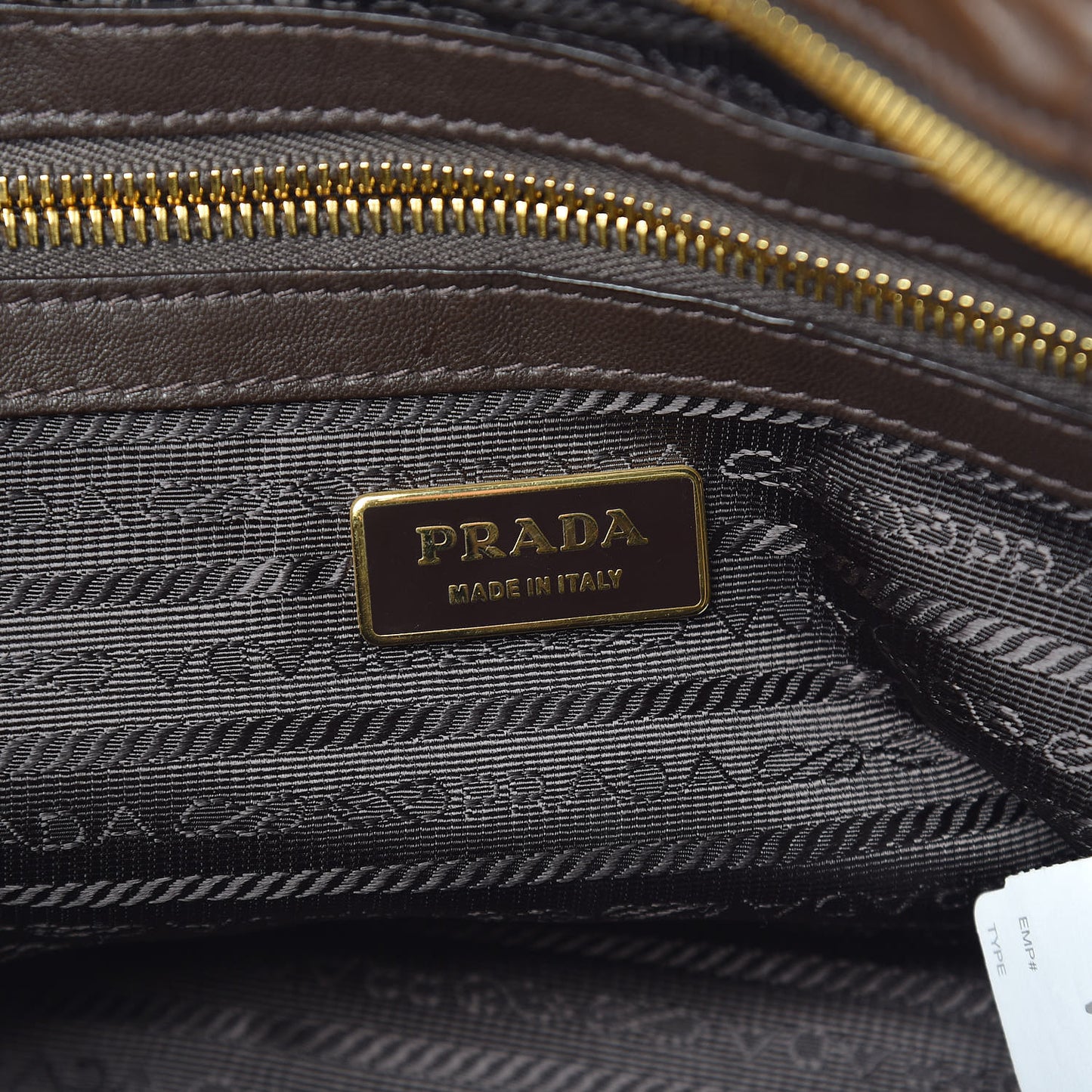Nappa Gaufre Dome Satchel Noce
