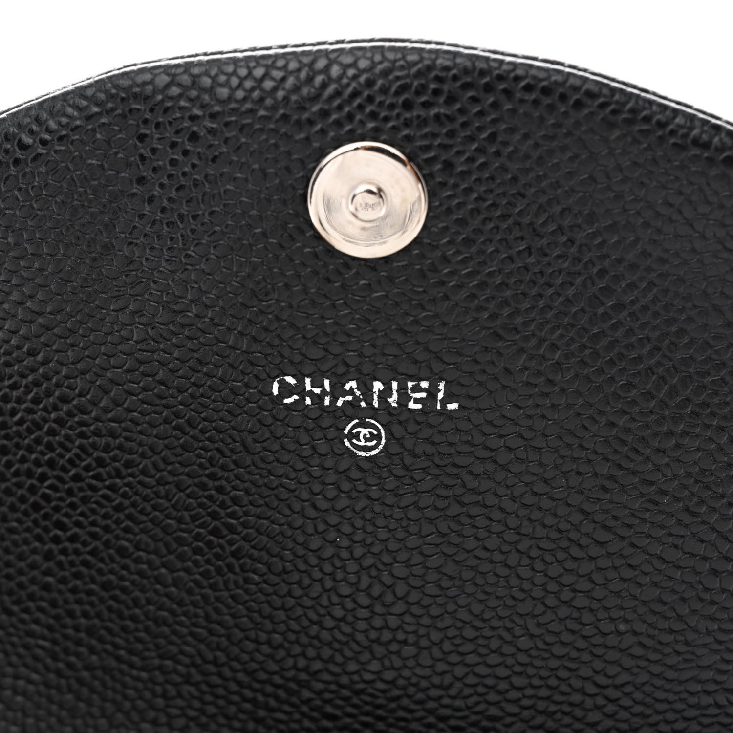 Chanel Caviar Half Moon Wallet On Chain WOC Black 6 of 13