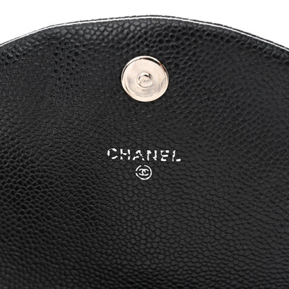 Chanel Caviar Half Moon Wallet On Chain WOC Black 6 of 13