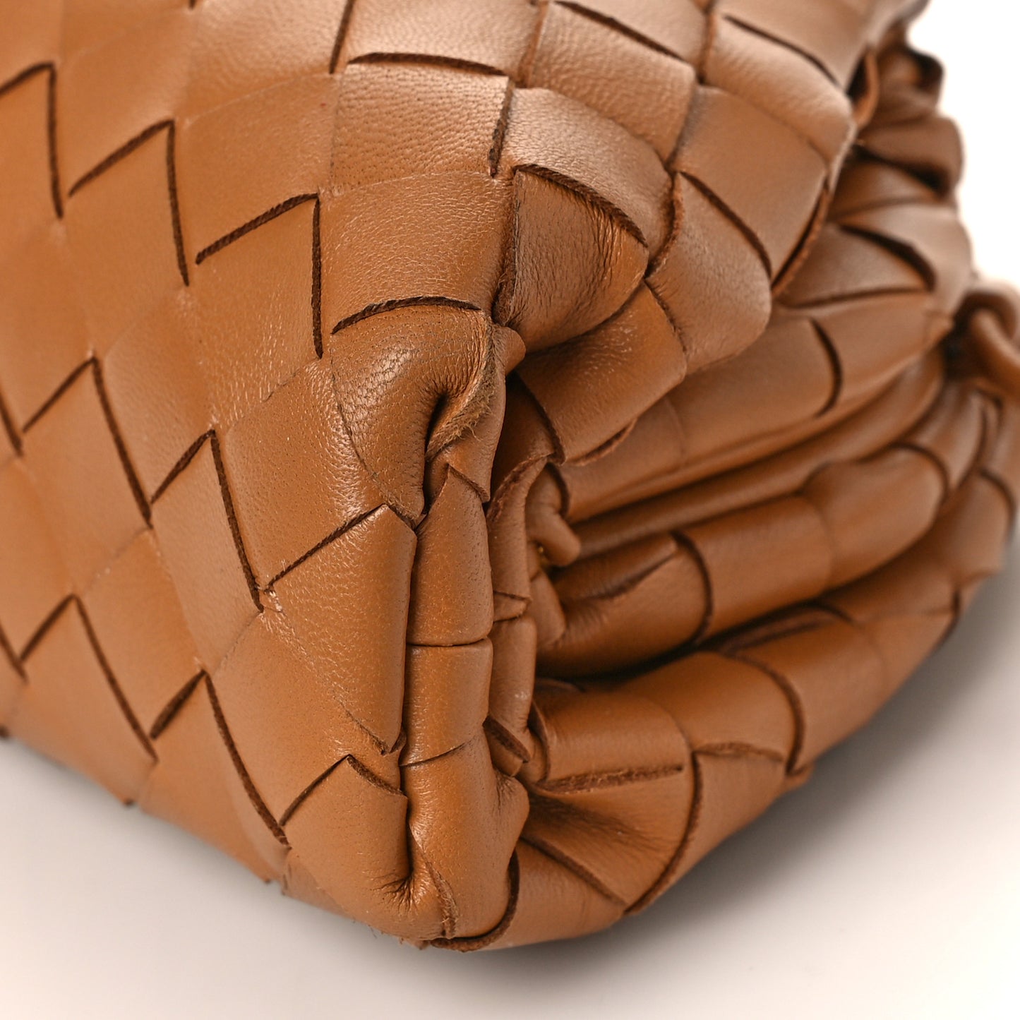 Nappa Intrecciato The Mini Pouch Carmel