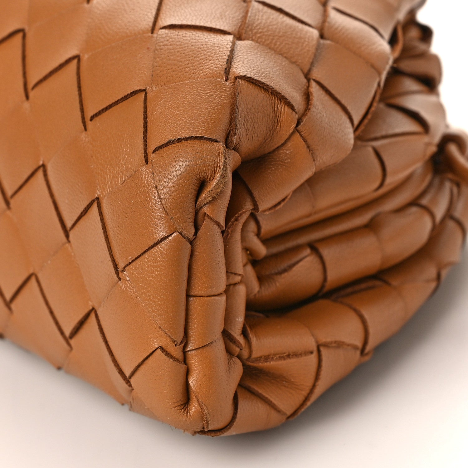 Bottega Veneta Nappa Intrecciato The Mini Pouch Carmel 9 of 9