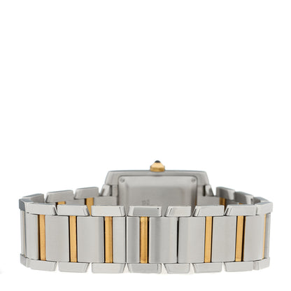 Cartier Stainless Steel 18K Yellow Gold 28mm Tank Francaise Automatic Watch 3 of 4