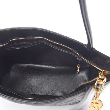 Chanel Caviar Quilted Medallion Tote Black 5 of 10