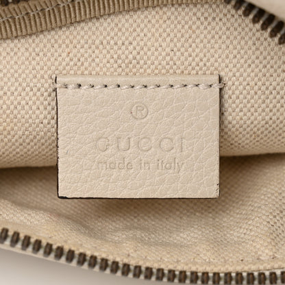 Gucci Grained Calfskin Small Logo Belt Bag White 6 of 10