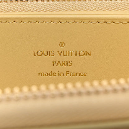 Louis Vuitton Calfskin Nanogram Embossed Zippy Wallet Jaune 6 of 6