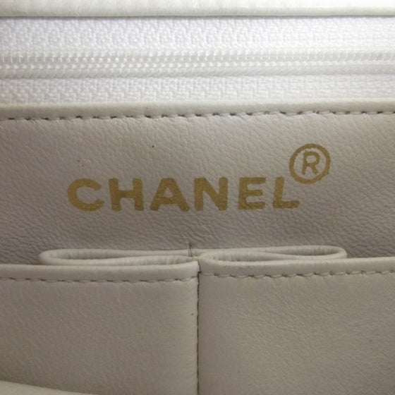 Lambskin Mini Flap White