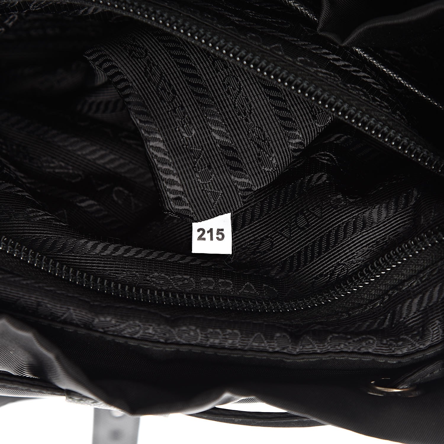 Prada Nylon Vela Medium Backpack Black 7 of 9