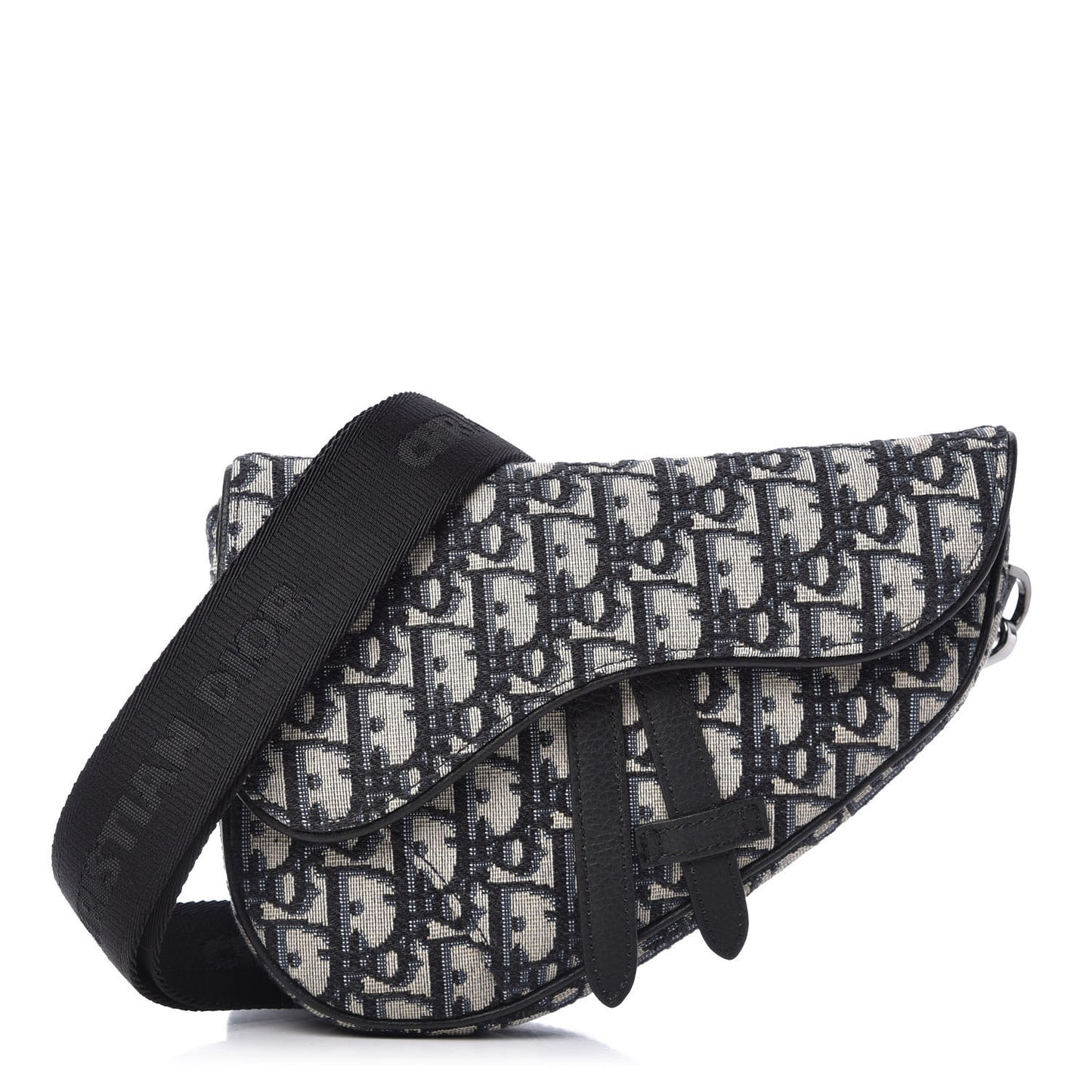 Oblique Mini Saddle Bag Blue