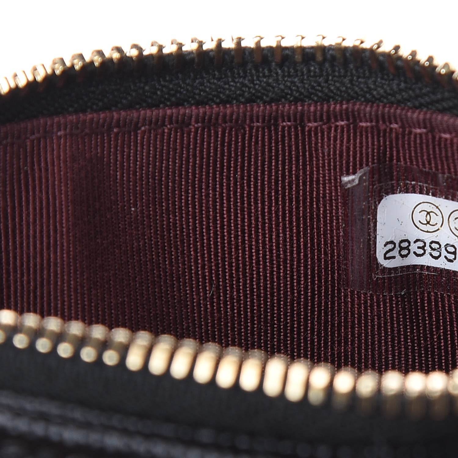 Chanel Caviar Quilted Flap Zip Card Holder Black 7 of 8