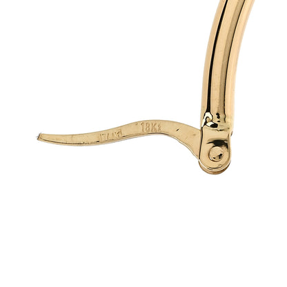 Roberto Coin 18K Yellow Gold Large Hoop Earrings 4 of 5