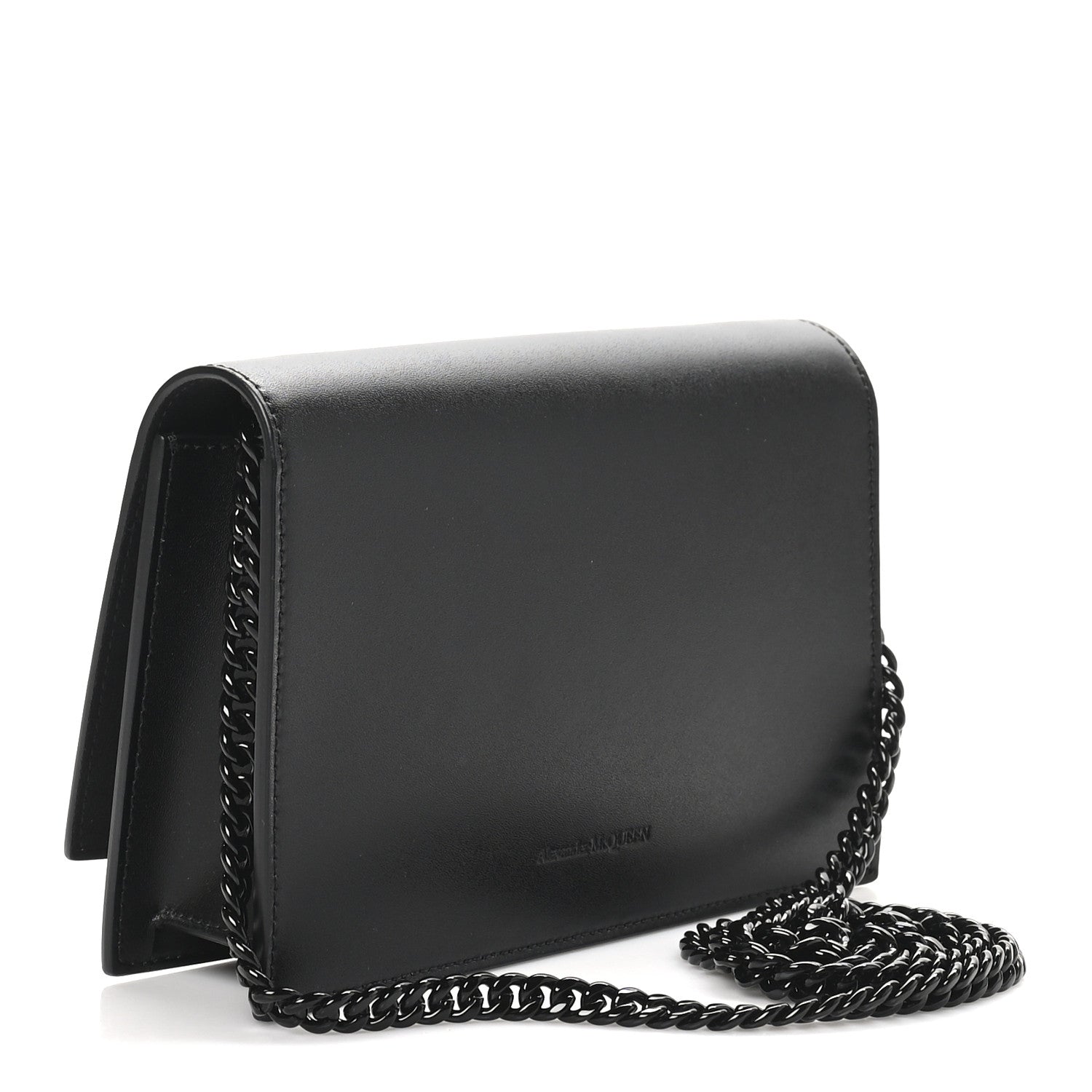 Alexander McQueen Calfskin Skull Small Crossbody Bag Black 3 of 10