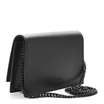 Alexander McQueen Calfskin Skull Small Crossbody Bag Black 3 of 10