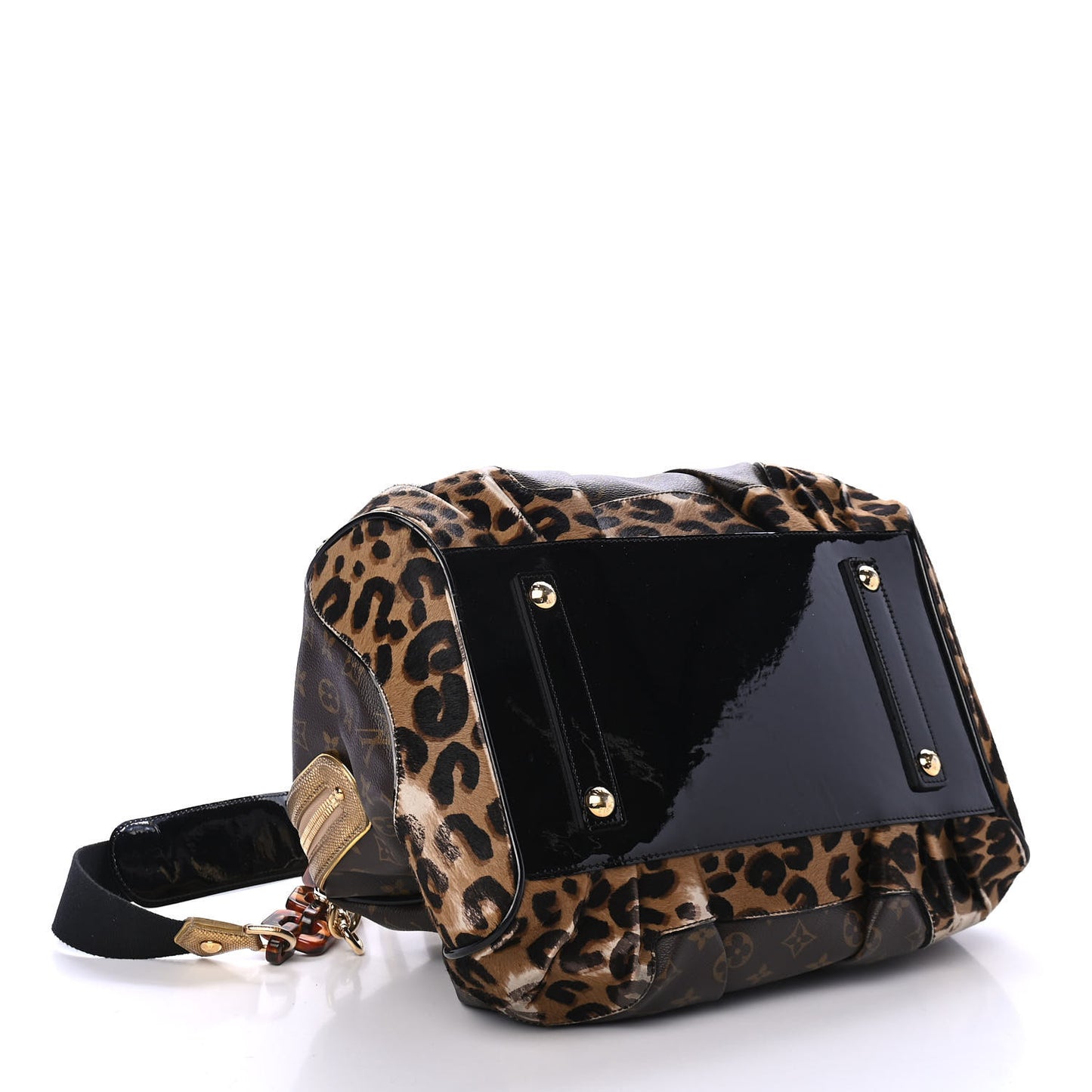 Monogram Leopard Stephen Bag