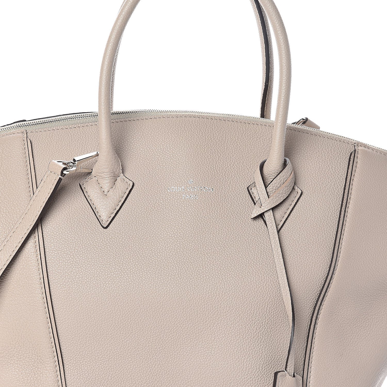 Louis Vuitton Veau Cachemire Soft Lockit MM Galet 7 of 9