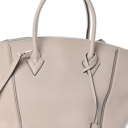Louis Vuitton Veau Cachemire Soft Lockit MM Galet 7 of 9