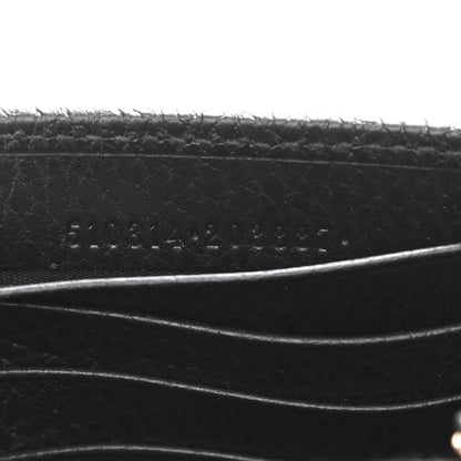 Gucci Dollar Calfskin Interlocking G Chain Wallet Black 7 of 8