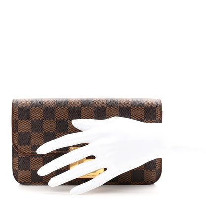 Louis Vuitton Damier Ebene Ascot Wallet 2 of 7