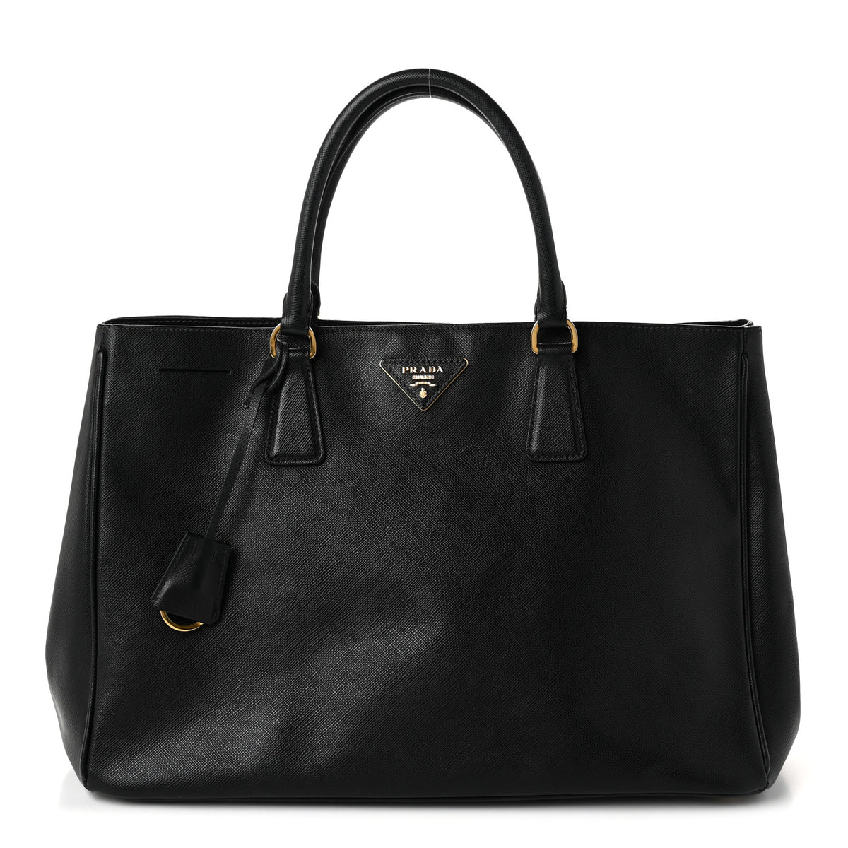 Prada Saffiano Lux Large Tote Black 1 of 11