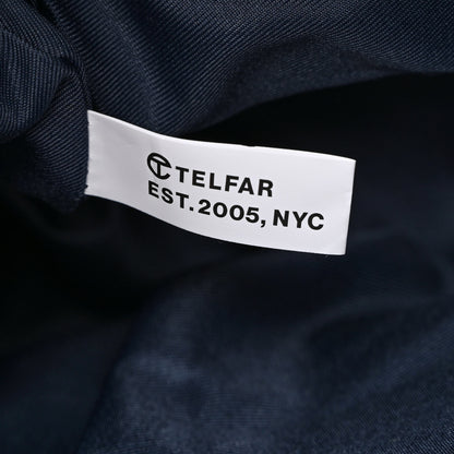 Telfar Vegan Leather Large Shopping Bag Navy 7 of 11