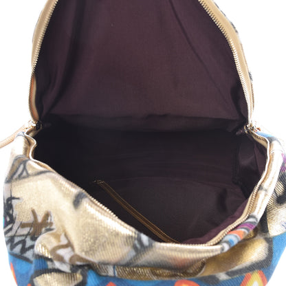 Chanel Graffiti Printed Canvas Street Spirit Backpack Multicolor 5 of 10