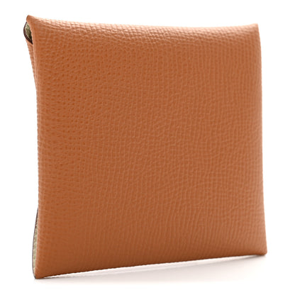 Hermes Epsom Bastia Verso Coin Purse Gold Vert Fizz 3 of 8