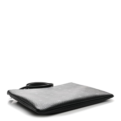 MCM Visetos Medium Crossbody Pouch Black 4 of 10