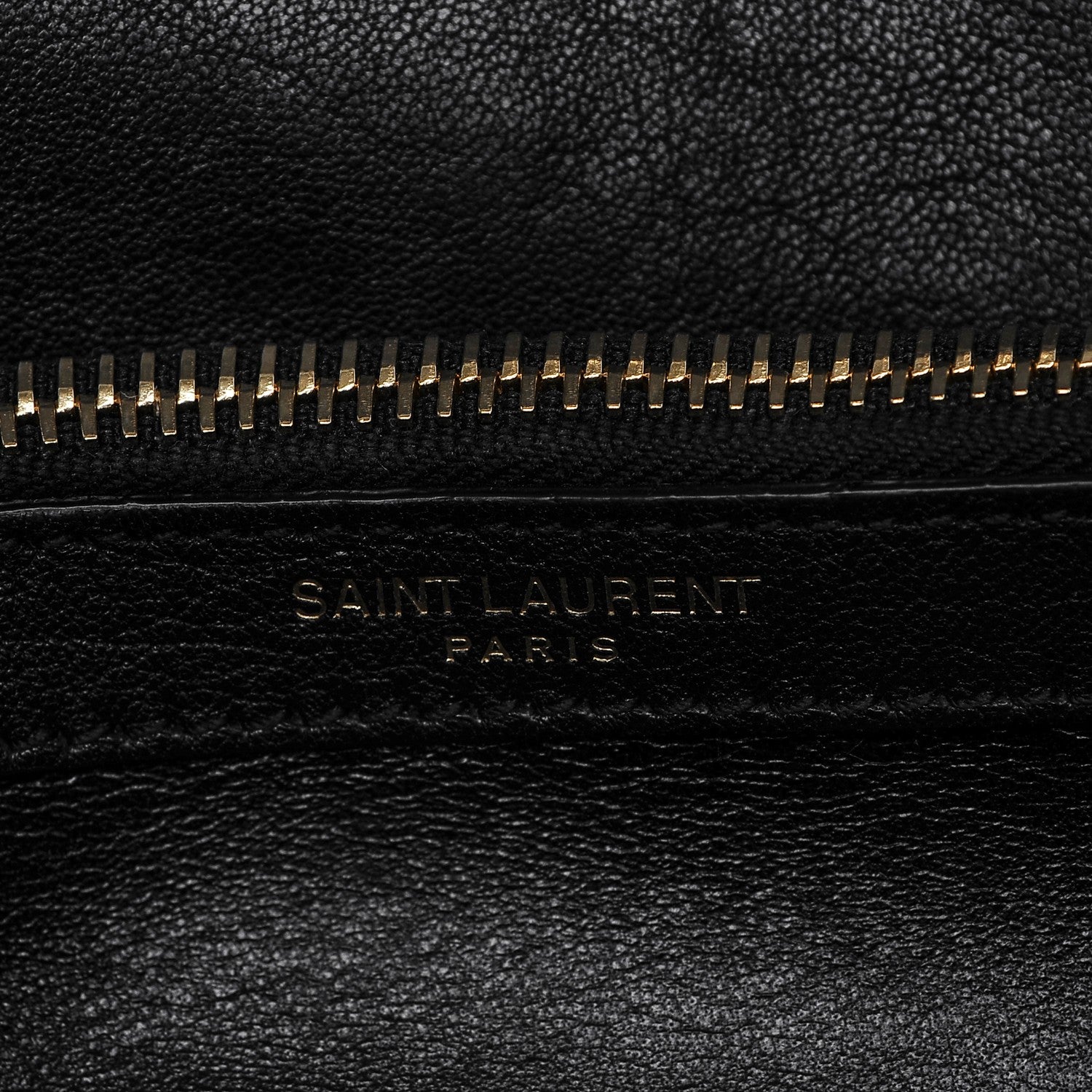 Saint Laurent Sheepskin Matelasse Chevron Monogram Medium College Bag Black 6 of 8