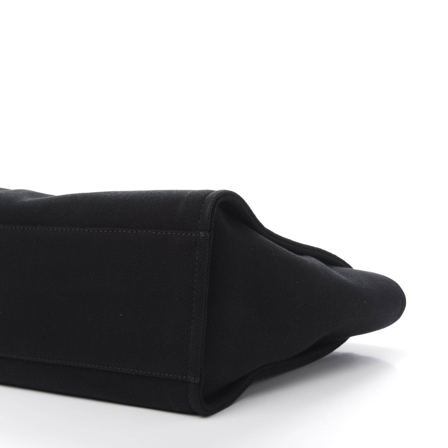 Chanel Canvas Pearl Medium Deauville Tote Black 9 of 10