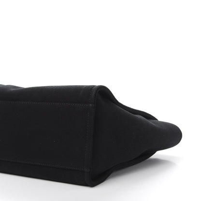 Chanel Canvas Pearl Medium Deauville Tote Black 9 of 10