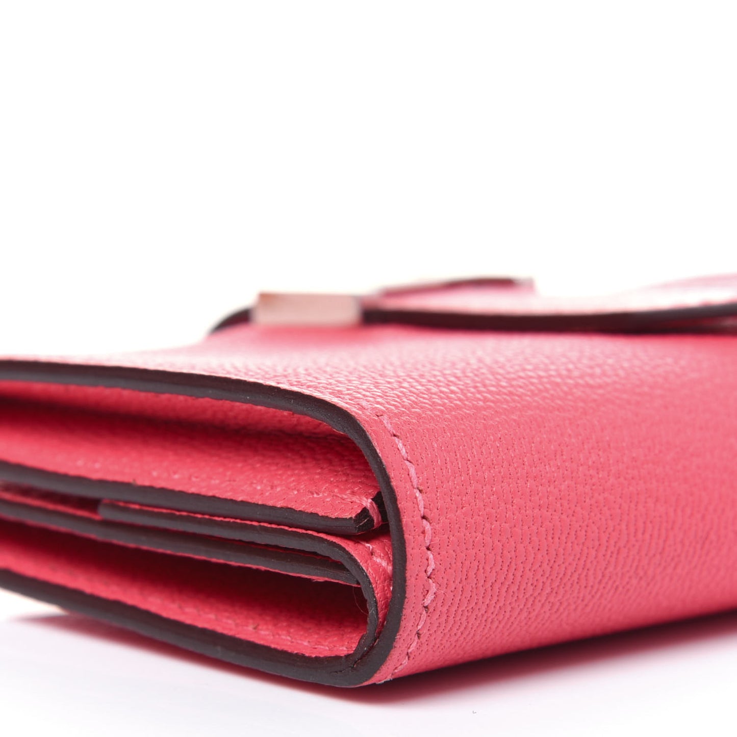 Chevre Mysore Mini Bearn Wallet Rose Lipstick