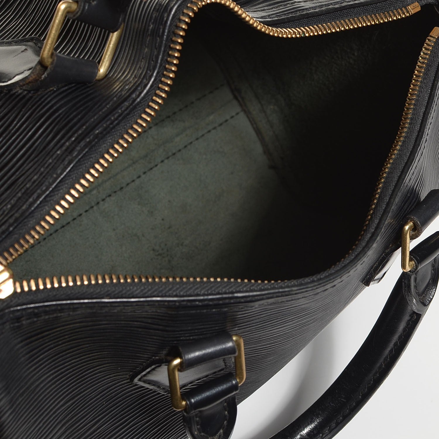 Louis Vuitton Epi Speedy 25 Black 5 of 7