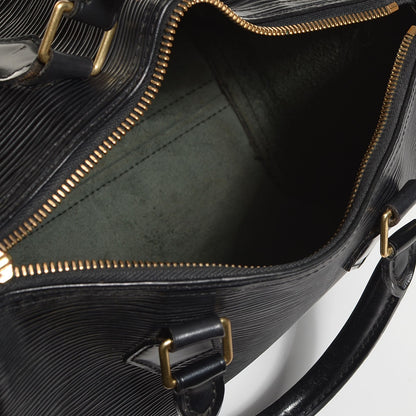 Louis Vuitton Epi Speedy 25 Black 5 of 7