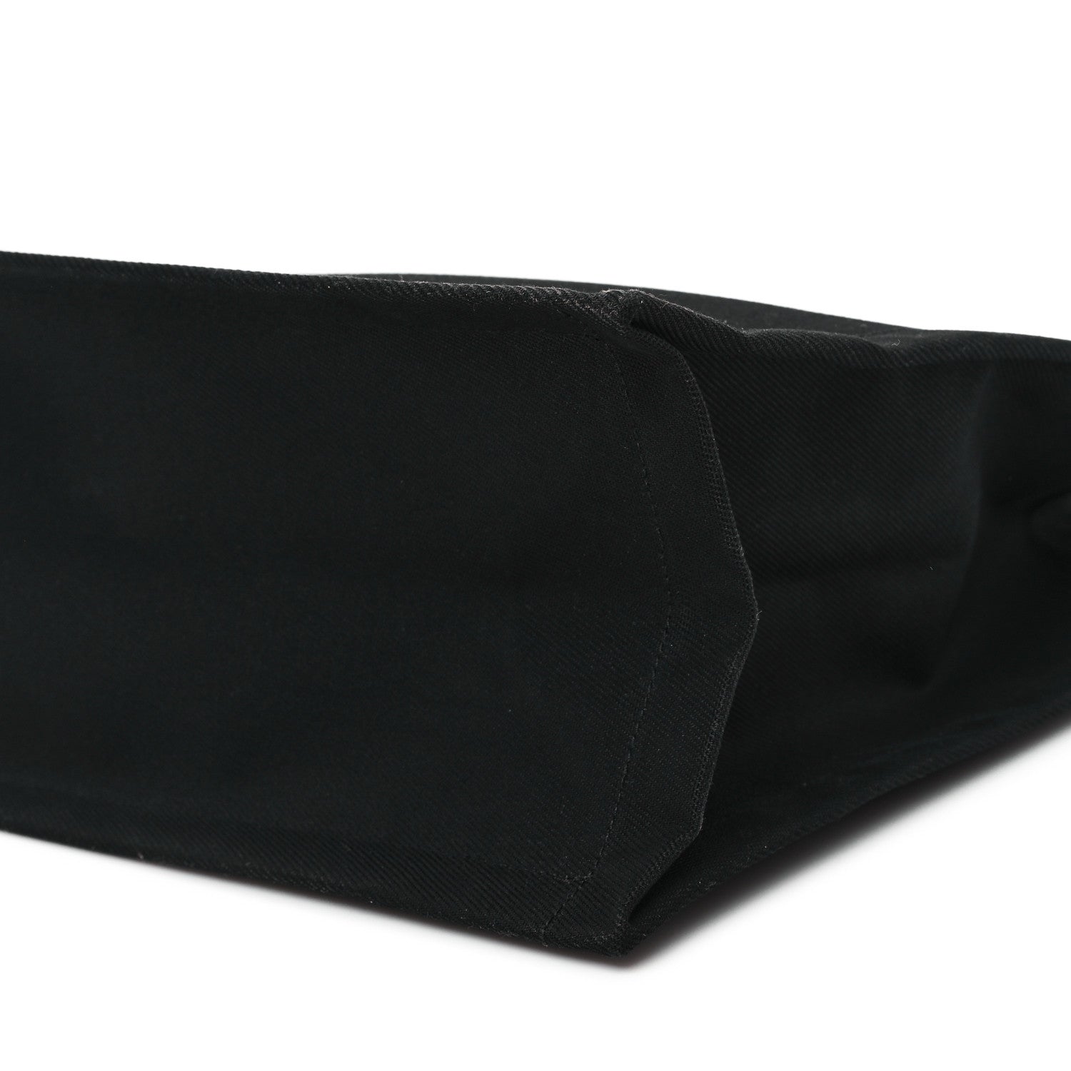Saint Laurent Linen Calfskin Rive Gauche Tote Black 10 of 13