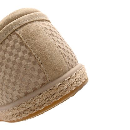 Louis Vuitton Suede Petit Damier Sneakers 37 Beige 12 of 14