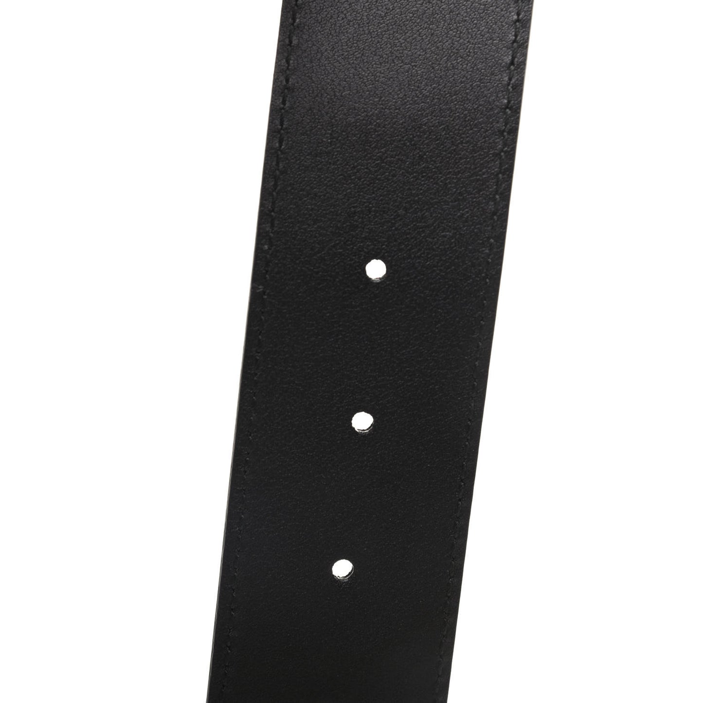 Textured Calfskin Double G 40mm Belt 85 34 Black
