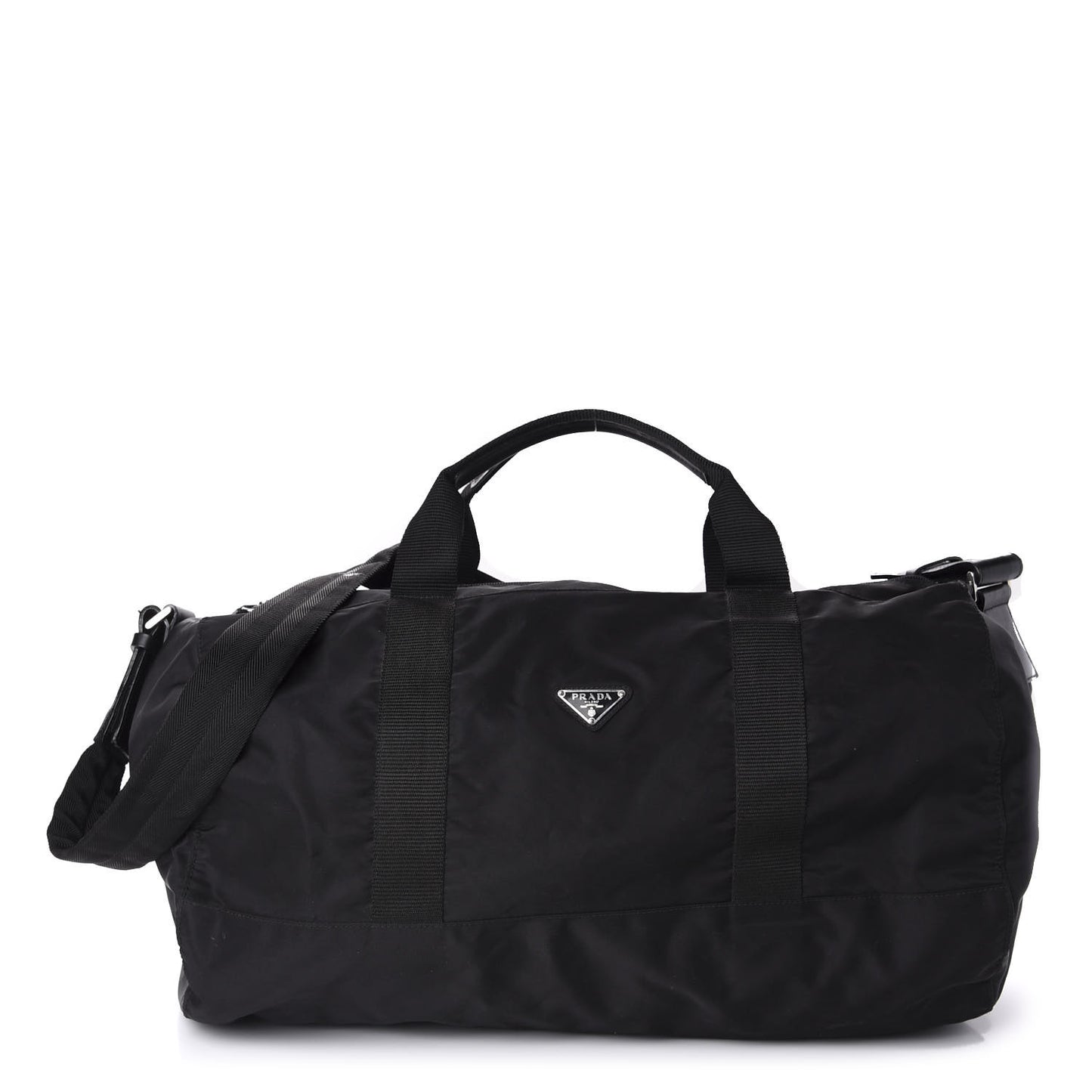 Tessuto Nylon Duffel Bag Black