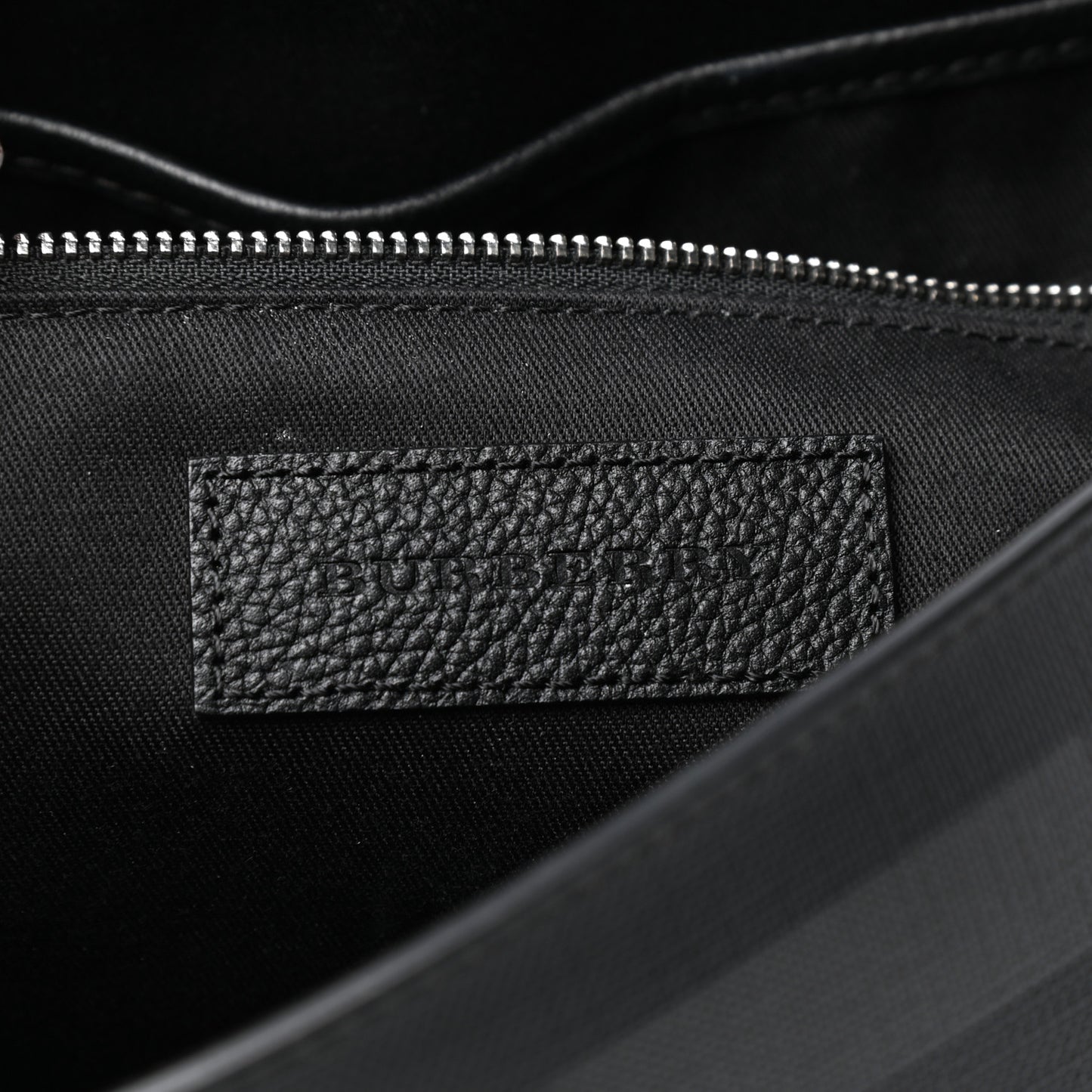 Smoked Check Logo Graphic Burleigh Messenger Bag Black