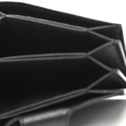 Versace Calfskin Virtus Gusset Wallet Black 5 of 8