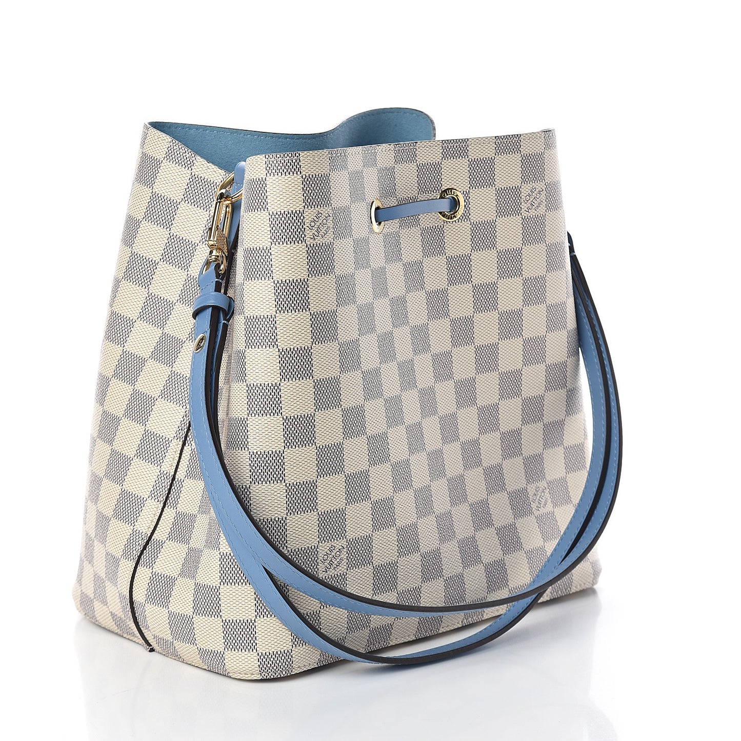Damier Azur Neonoe MM Bleuet