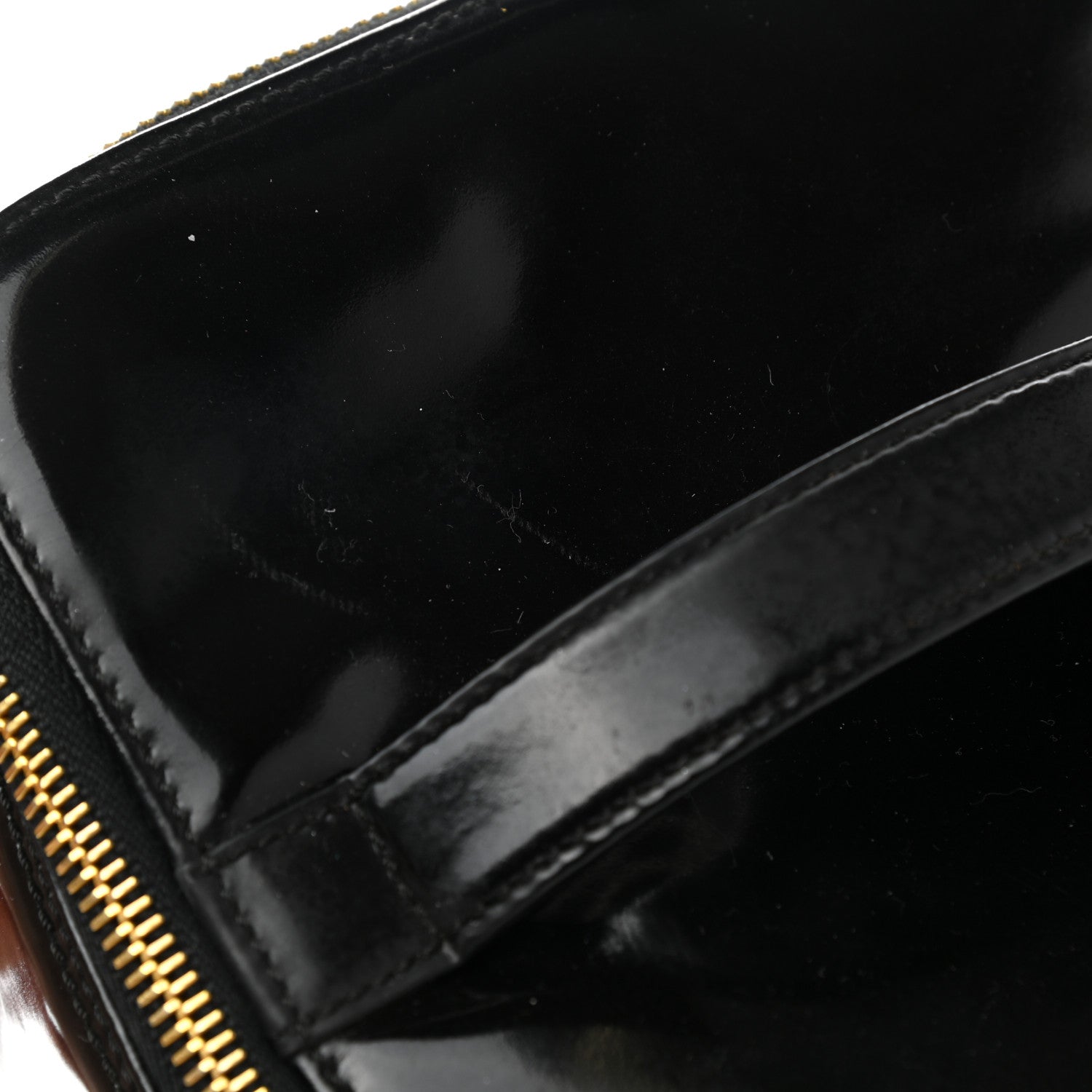 Chanel Patent Vanity Cosmetic Case Black 10 of 12