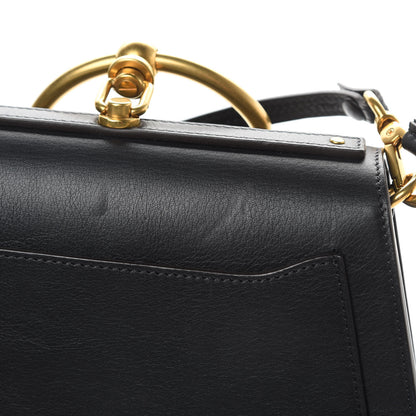 Chloe Calfskin Suede Medium Nile Bracelet Bag Black 14 of 14