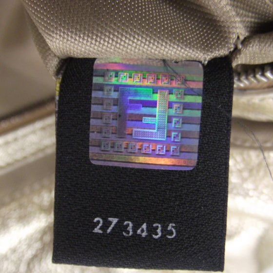 Metallic Calfskin Baguette Gold